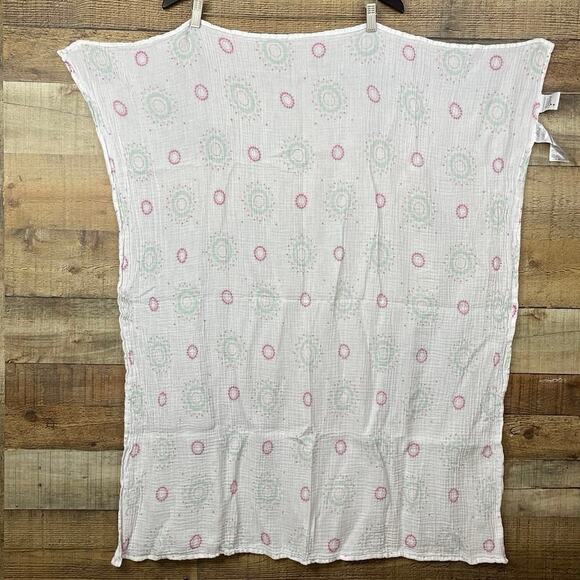 Aden + Anais and Haute Baby Swaddling Blankets Bamboo Lot of 3 Pink Floral - Picture 11 of 13